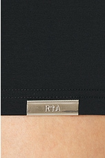 RTA Angela Mini Dress in Black, view 5, click to view large image.