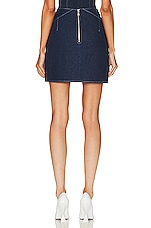 RTA Benedita Corset Mini Skirt in Sunset Blue, view 3, click to view large image.