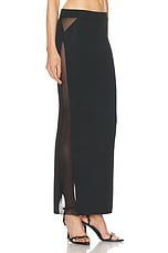 RTA Gizelle Skirt in Black, view 3, click to view large image.