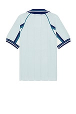 rice nine ten Knitting Soccer Jersey in Light Blue, view 2, click to view large image.