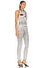 retrofete Ben Jumpsuit in Light Acid Grey, view 2, click to view large image.