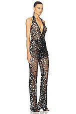 retrofete Cali Jumpsuit in Black, view 2, click to view large image.