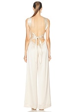 retrofete Ensley Jumpsuit in Light Champagne, view 4, click to view large image.