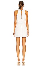 retrofete Cecilia Dress in Moonglow White, view 3, click to view large image.
