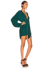 retrofete Gabrielle Robe Dress in Green, view 2, click to view large image.