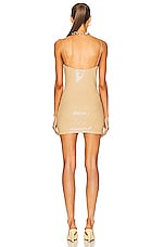 retrofete Slater Dress in Nude, view 3, click to view large image.