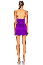 retrofete Janessa Dress in Royal Purple, view 3, click to view large image.