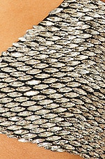 retrofete Femanda Dress in Black & Silver, view 5, click to view large image.