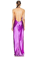 retrofete Valeria Dress in Orchid Purple, view 4, click to view large image.