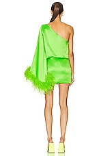retrofete Allegra Dress in Lime Punch, view 4, click to view large image.