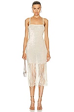 retrofete Nalu Dress in Iridescent Ivory, view 1, click to view large image.