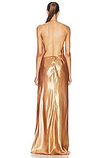 retrofete Cleo Dress in Nude Glitter, view 4, click to view large image.