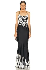 retrofete Cami Dress in Zebra Ink Ombre, view 1, click to view large image.
