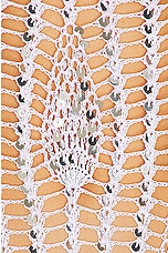 retrofete Cherri Crochet Dress in White, view 5, click to view large image.