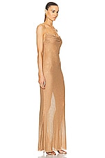 retrofete Shilo Dress in Tannin, view 2, click to view large image.