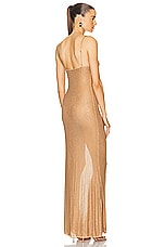 retrofete Shilo Dress in Tannin, view 3, click to view large image.
