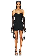 retrofete Colette Dress in Black, view 1, click to view large image.