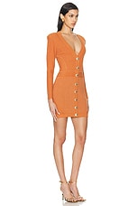 retrofete Zem Dress in Metallic Rust, view 2, click to view large image.