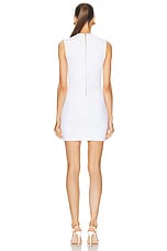 retrofete Laurel Knit Dress in Optic White, view 3, click to view large image.