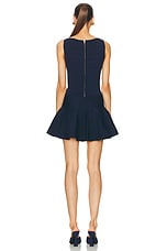 retrofete Audrina Knit Dress in Navy, view 3, click to view large image.
