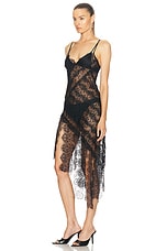 retrofete Sabina Lace Dress in Black, view 3, click to view large image.