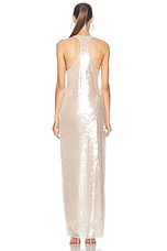 retrofete Bella Sequin Dress in Cream, view 4, click to view large image.