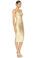 retrofete Charlize Dress in Gold, view 2, click to view large image.