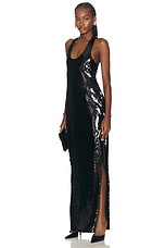 retrofete Bella Sequin Dress in Black, view 1, click to view large image.