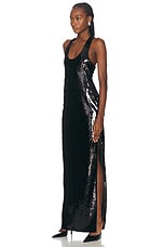 retrofete Bella Sequin Dress in Black, view 4, click to view large image.