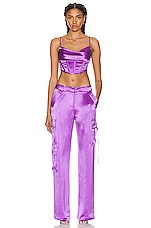 retrofete Andre Pant in Orchid Purple, view 4, click to view large image.