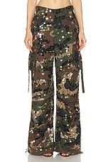 retrofete Alexia Pant in Camo, view 1, click to view large image.