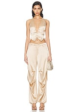 retrofete Jenae Pant in Nude, view 4, click to view large image.