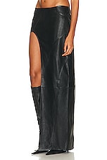 retrofete retofete Tash Skirt in Black, view 3, click to view large image.