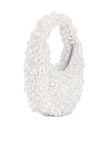 retrofete Lottie Pearl Bag in White, view 3, click to view large image.