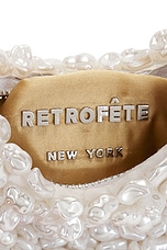 retrofete Lottie Pearl Bag in White, view 5, click to view large image.