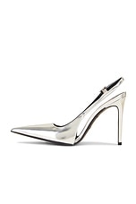 retrofete Cindy Slingback Heel in Silver, view 5, click to view large image.
