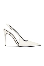 retrofete Cindy Slingback Heel in White, view 1, click to view large image.