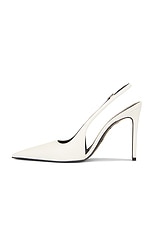 retrofete Cindy Slingback Heel in White, view 5, click to view large image.