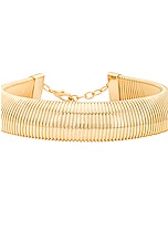 Rosantica Elettra Choker Necklace in Gold, view 4, click to view large image.