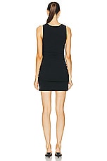 SABLYN Moxie Jersey Mini Dress in Black, view 3, click to view large image.