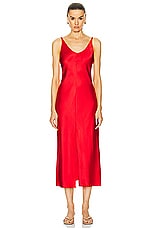 SABLYN Atlas Dress in Scarlet, view 1, click to view large image.