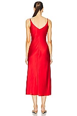 SABLYN Atlas Dress in Scarlet, view 3, click to view large image.