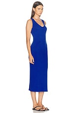 SABLYN Roxanne Slim Fit Scoop Neck Dress in Lapis, view 2, click to view large image.