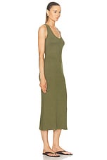 SABLYN Roxanne Slim Fit Scoop Neck Dress in Olive, view 2, click to view large image.