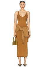 SABLYN Marella Dress in Matte Gold, view 4, click to view large image.