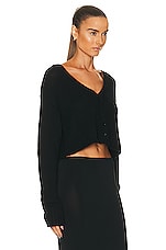 SABLYN Bianco Cardigan in Black, view 2, click to view large image.