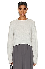 SABLYN Lance Cashmere Sweater in Blizzard, view 1, click to view large image.