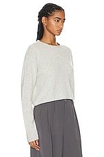 SABLYN Lance Cashmere Sweater in Blizzard, view 2, click to view large image.