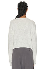 SABLYN Lance Cashmere Sweater in Blizzard, view 3, click to view large image.