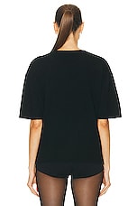 SABLYN Miler Cashmere Top in Black, view 3, click to view large image.